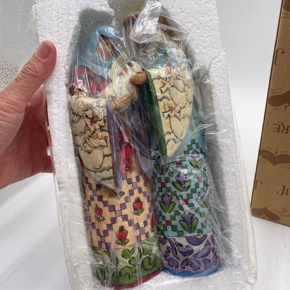 Jim Shore Heartwood Creek Blessed Family Holy Family Figurine 4005277 Nativity - Picture 3 of 10